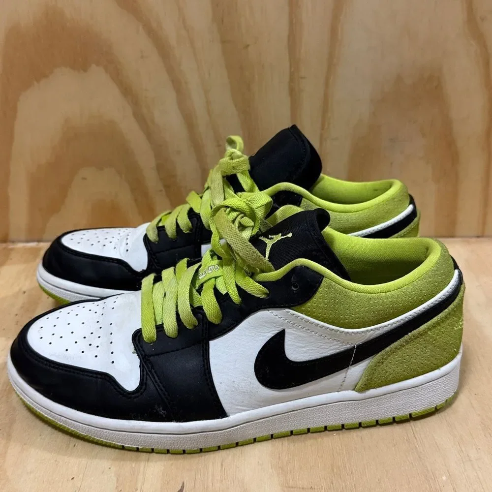2020 Nike Air Jordan 1 Low SE Black/Black-Cyber-White Size 8 1/2 Men’s
